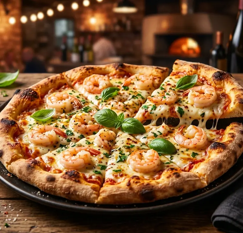 Pizza Crevetten