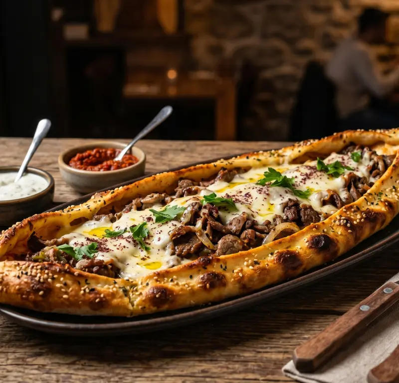 Pide Kebab Fleisch