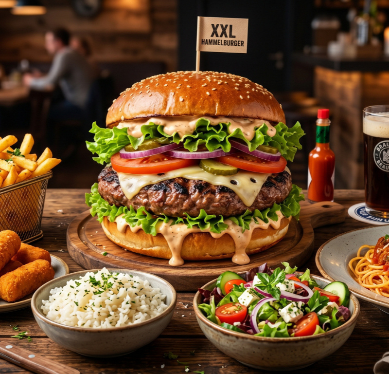 XXL Hammelburger Menü