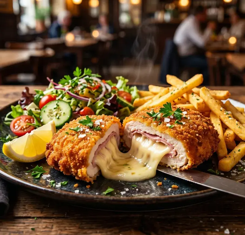 Hausgemachter Cordon bleu