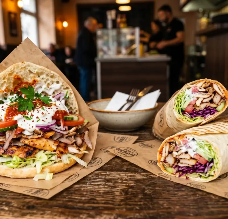 Kebab Taschenbrot oder Durum